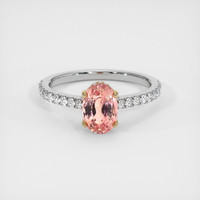 1.80 Ct. Sapphire Ring, 18K Yellow & White 1