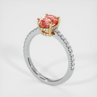 1.80 Ct. Sapphire Ring, 18K Yellow & White 2