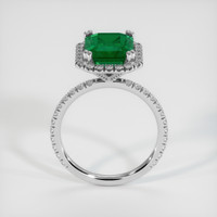 3.70 Ct. Emerald Ring, Platinum 950 3