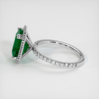 3.70 Ct. Emerald Ring, Platinum 950 4