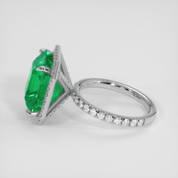 9.39 Ct. Emerald Ring, Platinum 950 4