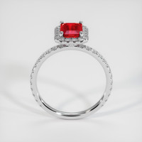 1.20 Ct. Ruby Ring, Platinum 950 3