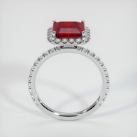 2.92 Ct. Ruby Ring, Platinum 950 3