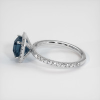 2.04 Ct. Sapphire Ring, Platinum 950 4