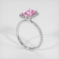 2.13 Ct. Sapphire Ring, Platinum 950 2