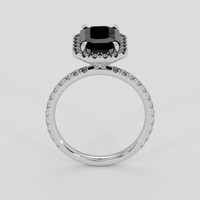 3.17 Ct. Blue Sapphire Ring, 10K White Gold 3