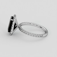 3.17 Ct. Blue Sapphire Ring, 14K White Gold 4