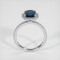 2.04 Ct. Sapphire Ring, 14K White Gold 3