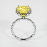 8.06 Ct. Yellow Sapphire Ring, 14K White Gold 3