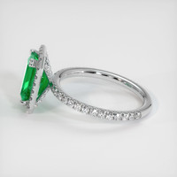 2.15 Ct. Emerald Ring, 18K White Gold 4