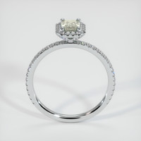 0.49 Ct. Sapphire Ring, 18K White Gold 3