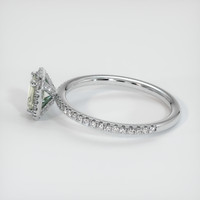 0.49 Ct. Sapphire Ring, 18K White Gold 4