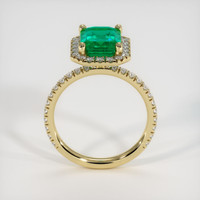 2.49 Ct. Emerald Ring, 18K Yellow Gold 3