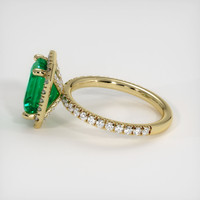 2.49 Ct. Emerald Ring, 18K Yellow Gold 4