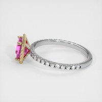 1.22 Ct. Sapphire Ring, 18K Yellow & White 4