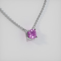 0.42 Ct. Purple Sapphire Necklace, Platinum 950 2