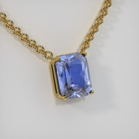 5.01 Ct. Sapphire Necklace, 14K Yellow Gold 2