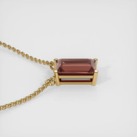 1.47 Ct. Sapphire Necklace, 14K Yellow Gold 3