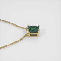1.09 Ct. Sapphire Necklace, 14K Yellow Gold 3