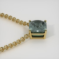 3.16 Ct. Sapphire Necklace, 18K Yellow Gold 3