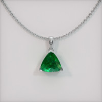Emerald Pendant 1.42 Ct. 18K White Gold Preview