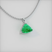 Emerald Pendant 2.32 Ct., 18K White Gold Preview