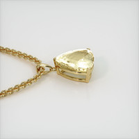 9.23 Ct. Sapphire Pendant, 18K Yellow Gold 3