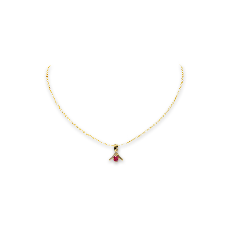 Jewelry image on model