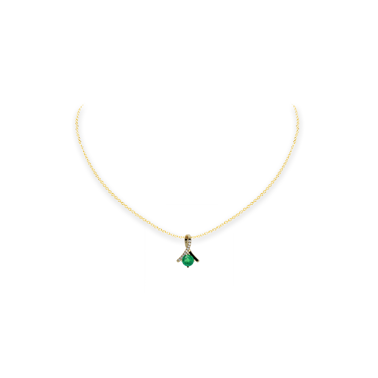 Jewelry image on model