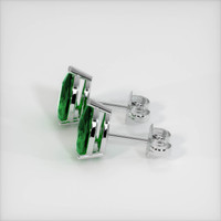 Studs Emerald Earrings 2.53 Ct.Tw.Total Carat Weight, Platinum 950 Preview