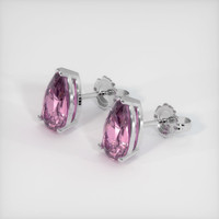 3.48 Ct.Tw. Gemstone Earrings, Platinum 950 2