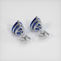 <span>3.75</span>&nbsp;<span class="tooltip-light">Ct.Tw.<span class="tooltiptext">Total Carat Weight</span></span> Sapphire Earrings, Platinum 950 4