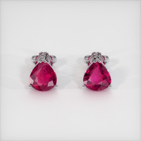 <span>3.94</span>&nbsp;<span class="tooltip-light">Ct.Tw.<span class="tooltiptext">Total Carat Weight</span></span> Gemstone Earrings, Platinum 950 1