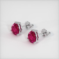 <span>3.94</span>&nbsp;<span class="tooltip-light">Ct.Tw.<span class="tooltiptext">Total Carat Weight</span></span> Gemstone Earrings, Platinum 950 2