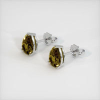 <span>3.61</span>&nbsp;<span class="tooltip-light">Ct.Tw.<span class="tooltiptext">Total Carat Weight</span></span> Gemstone Earrings, Platinum 950 2