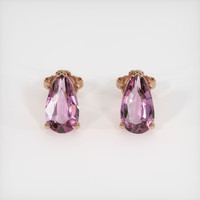 <span>3.48</span>&nbsp;<span class="tooltip-light">Ct.Tw.<span class="tooltiptext">Total Carat Weight</span></span> Gemstone Earrings, 14K Rose Gold 1