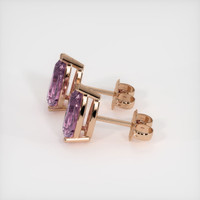 <span>1.83</span>&nbsp;<span class="tooltip-light">Ct.Tw.<span class="tooltiptext">Total Carat Weight</span></span> Gemstone Earrings, 14K Rose Gold 3