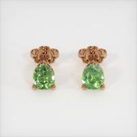 <span>2.20</span>&nbsp;<span class="tooltip-light">Ct.Tw.<span class="tooltiptext">Total Carat Weight</span></span> Gemstone Earrings, 14K Rose Gold 1