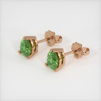 <span>2.20</span>&nbsp;<span class="tooltip-light">Ct.Tw.<span class="tooltiptext">Total Carat Weight</span></span> Gemstone Earrings, 14K Rose Gold 2