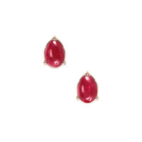 <span>2.22</span>&nbsp;<span class="tooltip-light">Ct.Tw.<span class="tooltiptext">Total Carat Weight</span></span> Ruby Earrings, 14K Rose Gold 1