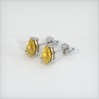 <span>3.23</span>&nbsp;<span class="tooltip-light">Ct.Tw.<span class="tooltiptext">Total Carat Weight</span></span> Sapphire Earrings, 14K White Gold 2