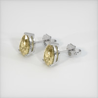 <span>3.00</span>&nbsp;<span class="tooltip-light">Ct.Tw.<span class="tooltiptext">Total Carat Weight</span></span> Sapphire Earrings, 14K White Gold 2