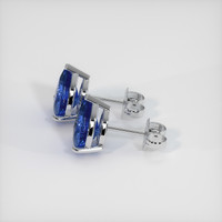 <span>3.75</span>&nbsp;<span class="tooltip-light">Ct.Tw.<span class="tooltiptext">Total Carat Weight</span></span> Sapphire Earrings, 14K White Gold 3