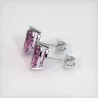 3.48 Ct.Tw. Gemstone Earrings, 18K White Gold 3