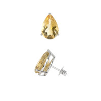 10.12 Ct.Tw. Gemstone Earrings, 18K White Gold 2