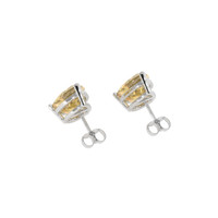 10.12 Ct.Tw. Gemstone Earrings, 18K White Gold 4