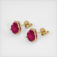 <span>2.12</span>&nbsp;<span class="tooltip-light">Ct.Tw.<span class="tooltiptext">Total Carat Weight</span></span> Gemstone Earrings, 14K Yellow Gold 2