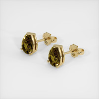 <span>3.61</span>&nbsp;<span class="tooltip-light">Ct.Tw.<span class="tooltiptext">Total Carat Weight</span></span> Gemstone Earrings, 14K Yellow Gold 2