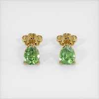 <span>2.20</span>&nbsp;<span class="tooltip-light">Ct.Tw.<span class="tooltiptext">Total Carat Weight</span></span> Gemstone Earrings, 14K Yellow Gold 1