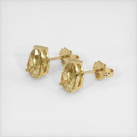 <span>3.00</span>&nbsp;<span class="tooltip-light">Ct.Tw.<span class="tooltiptext">Total Carat Weight</span></span> Sapphire Earrings, 18K Yellow Gold 2